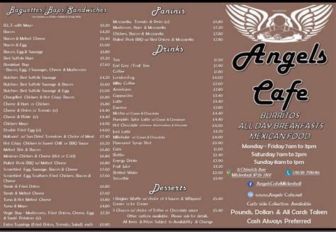 angel's cafe photos|angel's cafe menu.